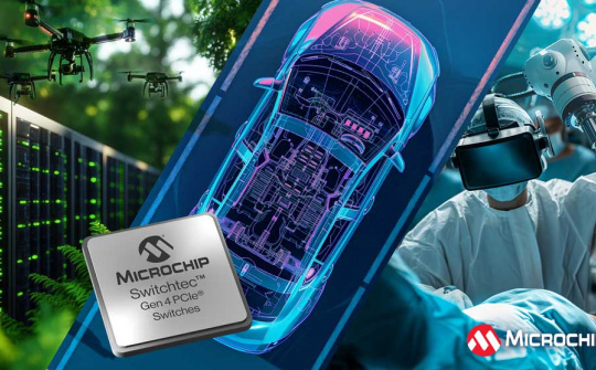 Dòng thiết bị chuyển mạch Switchtec PCIe Gen 4.0 PCI100x mới của Microchip ra mắt