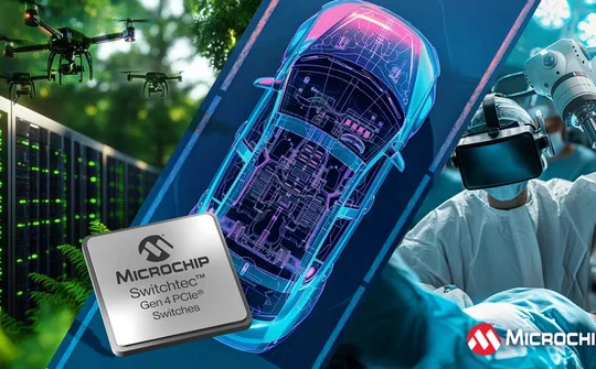 Dòng thiết bị chuyển mạch Switchtec PCIe Gen 4.0 PCI100x mới của Microchip ra mắt