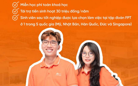 Đại học FPT dành 100 suất học bổng Chuyên gia Toàn cầu "vợt" nhân tài công nghệ