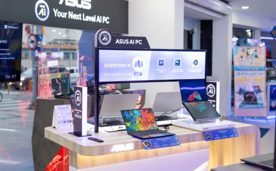 ASUS chiếm lĩnh 74% thị phần laptop AI tại Việt Nam