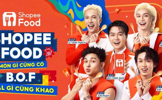 B.O.F trở thành các đại sứ thương hiệu mới của ShopeeFood