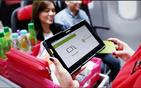 Giải pháp giúp thanh toán thuận tiện trên các chuyến bay