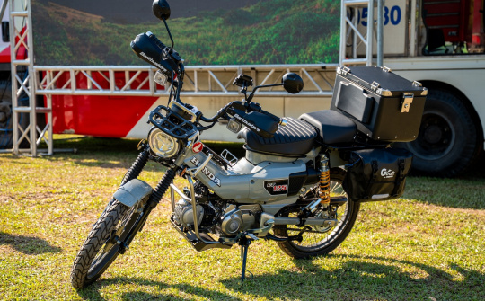 Cận cảnh mẫu xe cub địa hình Honda CT125 giá 87,4 triệu đồng