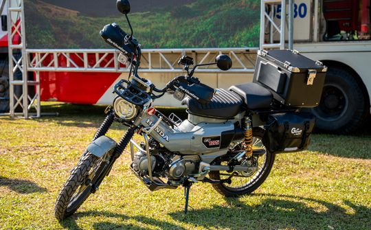 Cận cảnh mẫu xe cub địa hình Honda CT125 giá 87,4 triệu đồng