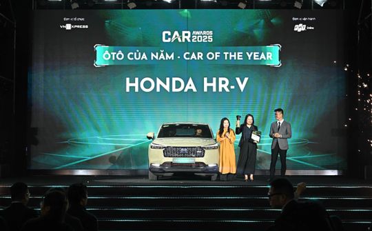 Honda HR-V đạt giải xe của năm tại Car Awards 2025