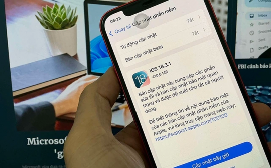 Apple chính thức phát hành iOS 18.3.1