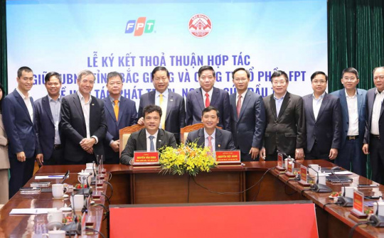 FPT hợp tác chiến lược cùng Bắc Giang phát triển công nghiệp bán dẫn, chuyển đổi số