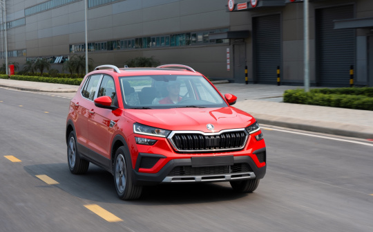Chiếc Skoda Kushaq lắp ráp đầu tiên ở Việt Nam xuất xưởng