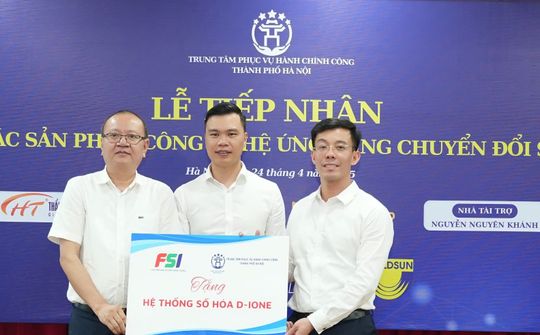 Hệ thống số hóa D-IONE được đưa vào phục vụ hành chính công Hà Nội