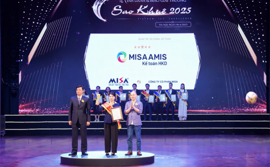 MISA AMIS Kế toán Hộ kinh doanh thắng lớn tại Sao Khuê 2025