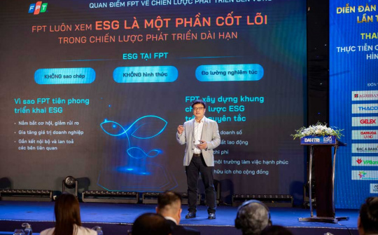 Vận dụng quản trị không hình thức vào thực thi ESG tại FPT