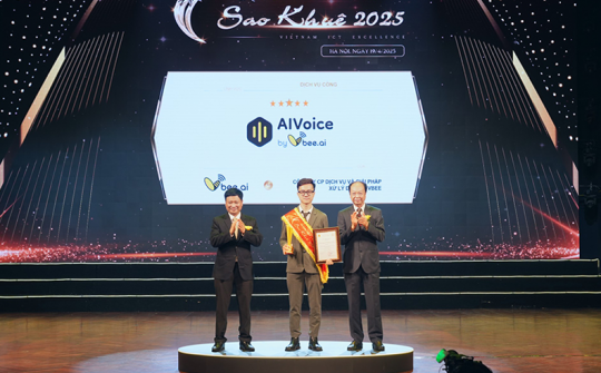 Vbee AIVoice: Đề cử 5 sao duy nhất tại Sao Khuê 2025 - Hạng mục Dịch vụ công
