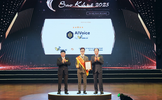 Vbee AIVoice: Đề cử 5 sao duy nhất tại Sao Khuê 2025 - Hạng mục Dịch vụ công