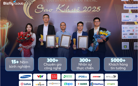 Bộ ba giải pháp Cloud Server, CDN, K8s của Bizfly Cloud được vinh danh tại Sao Khuê 2025