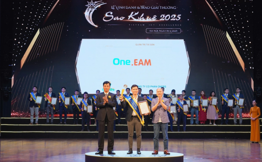 Sao Khuê 2025 gọi tên One.EAM - Phần mềm Quản lý Tài sản ưu việt cho doanh nghiệp