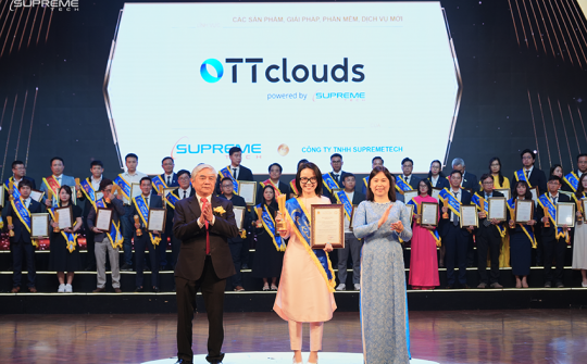 OTTclouds - Giải pháp FAST Channel & OTT tiên phong tại Việt Nam đạt giải Sao Khuê 2025