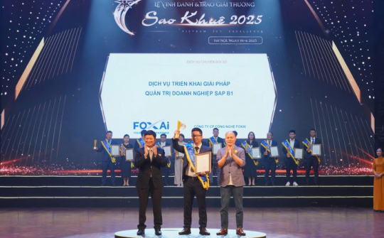 Dẫn đầu triển khai SAP B1 tại Việt Nam, FoxAI được vinh danh tại Sao Khuê 2025