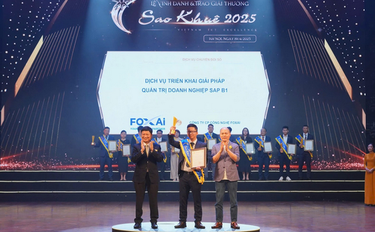 Dẫn đầu triển khai SAP B1 tại Việt Nam, FoxAI được vinh danh tại Sao Khuê 2025