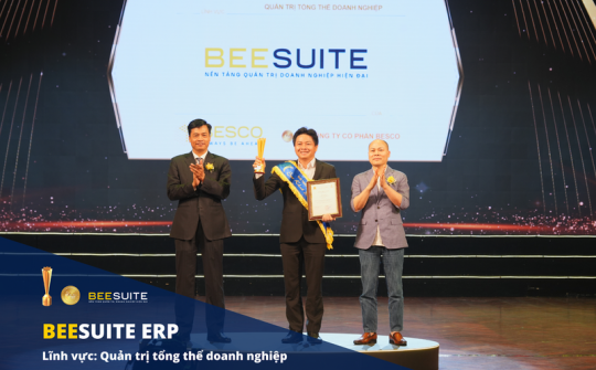 BeeSuite ERP – Giải pháp quản trị toàn diện cho SMEs Việt Nam được vinh danh tại Giải thưởng Sao Khuê 2025