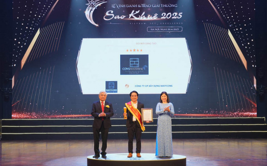 Navycons vinh dự nhận giải thưởng Sao Khuê 2025 cho sản phẩm đổi mới sáng tạo