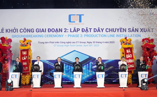 Khởi công nhà máy bán dẫn CT Semiconductor tại Bình Dương