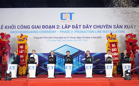 Khởi công nhà máy bán dẫn CT Semiconductor tại Bình Dương