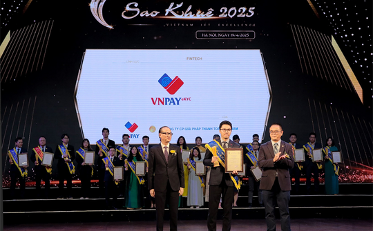 Giải pháp VNPAY eKYC đạt danh hiệu Sản phẩm xuất sắc tại Giải thưởng Sao Khuê 2025