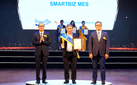 SmartBiz – Hệ thống MES được vinh danh tại Sao Khuê 3 năm liền