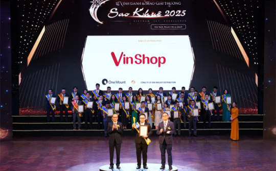 VinShop được vinh danh tại Giải thưởng Sao Khuê 2025