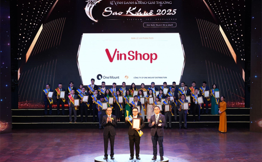 VinShop được vinh danh tại Giải thưởng Sao Khuê 2025