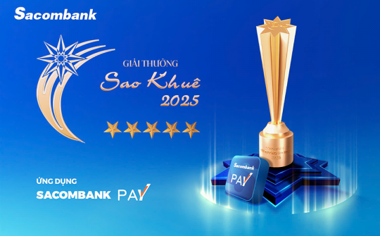 5 năm liên tiếp, Sacombank khẳng định vị thế tại Giải thưởng Sao Khuê 2025