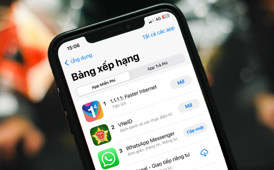 Ứng dụng VPN lên top tải nhiều nhất Việt Nam