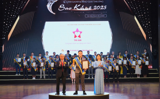 Sao Khuê 2025 vinh danh TRI ÂN ở hạng mục sản phẩm, giải pháp mới