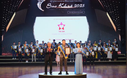 Sao Khuê 2025 vinh danh TRI ÂN ở hạng mục sản phẩm, giải pháp mới