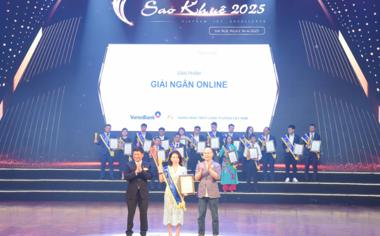 Giải ngân online đạt giải thưởng Sao Khuê 2025