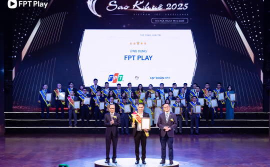 FPT Play được vinh danh 3 năm liên tiếp tại Giải thưởng Sao Khuê