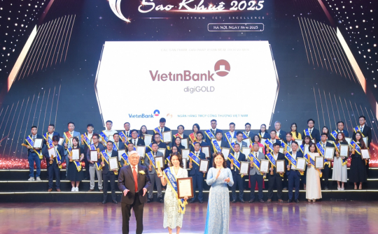 VietinBank digiGOLD đạt Giải thưởng Sao Khuê 2025