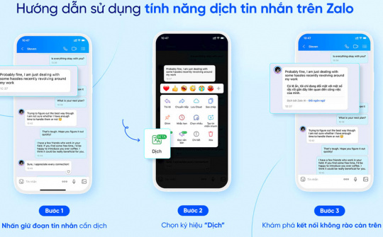 Zalo nâng cấp tính năng dịch AI trong bản cập nhật tháng 6