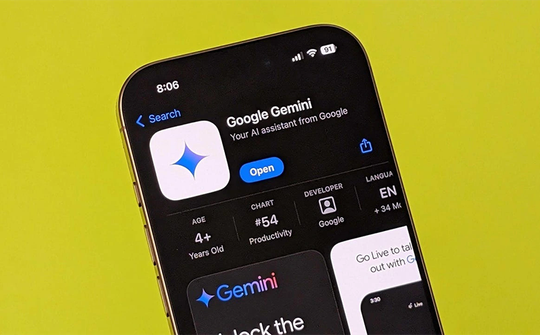 Ứng dụng Gemini có bước đột phá với tính năng mới