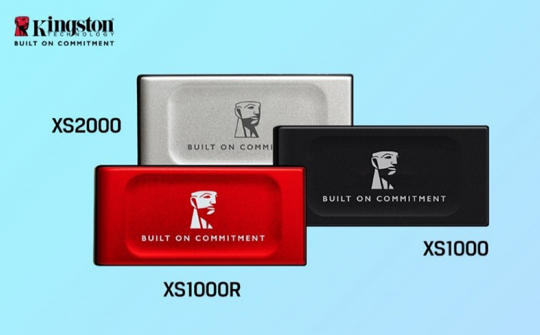 Kingston công bố nhận diện mới của dòng SSD di động XS
