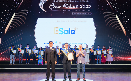 Hai giải pháp công nghệ giúp Eximbank nhận giải Sao Khuê 2025