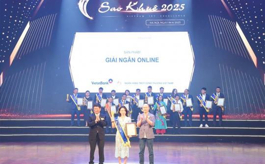 VietinBank xuất sắc giành 5 Giải thưởng Sao Khuê 2025