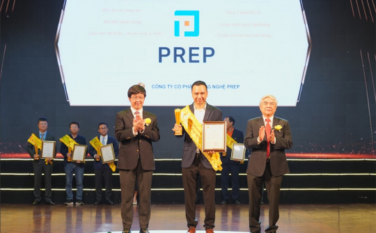 Prep lọt Top 10 Sao Khuê 2025 với sản phẩm Học và Luyện thi thông minh