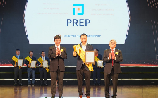 Prep lọt Top 10 Sao Khuê 2025 với sản phẩm Học và Luyện thi thông minh
