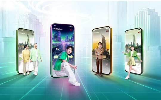 Vietcombank được vinh danh tại Giải thưởng Sao Khuê 2025 với nền tảng ngân hàng số toàn diện VCB Digibank