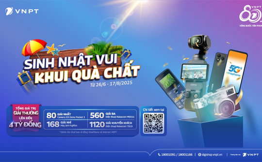 Cơ hội sở hữu nhiều sản phẩm công nghệ “hot trend” có tổng giá trị lên tới gần 4 tỷ đồng