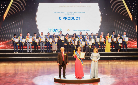 C.Product của TNTech được vinh danh tại Sao Khuê 2025 hạng mục "Các sản phẩm, giải pháp, phần mềm, dịch vụ mới"