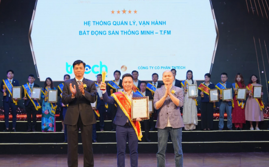 T.FM – Hệ thống quản lý, vận hành bất động sản thông minh của TNTech đạt giải 5 sao tại Sao Khuê 2025