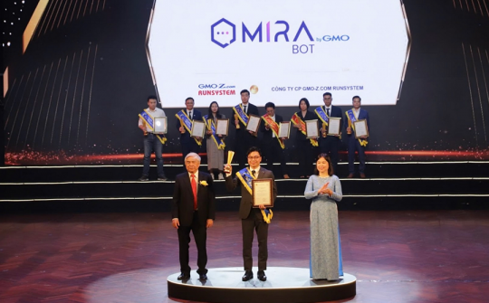 GMO-Z.com RUNSYSTEM được vinh danh tại Sao Khuê 2025 với 2 giải pháp công nghệ đột phá
