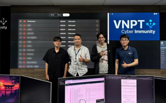 VNPT đạt TOP 3 tại giải Vô địch an ninh mạng thế giới